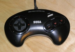 Three button Mega Drive controller