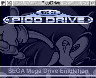 PicoDrive title screen